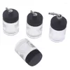 Storage Bottles 22CC Airbrush Paint Glass Tattoo Bottle Jar Suction Lid Spray Pot Drawing Nail Art Tool 4 Styles