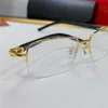Nova moda óculos de sol quadros vintage para mulheres homens homens óculos halfframe design personalizável prescrição óculos de sol legal moda clássico óculos com caso