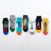 Men's Socks High Quality PIER POLO Business Casual Men Cotton Multicolor Pattern For Male Sport Sock Wholeasale 5 Pairs/Lot