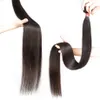 Hot Lace Wigs Human Hair Bundles Wave Brazilian Thick Weave Long 28 30 Inch 1 3 4 Black Tissage Straight 221216