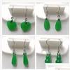 Dangle Chandelier Earrings Jade Green Malay Womens Simple Versatile Jewelry Drop Delivery Dhedi