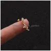 Other Stainless Steel Ear Bone Nail Jewelry Pendant Diamond Zircon Inlay Screw Earring Puncture 5 5Hs Y2 Drop Delivery Body Dhgarden Dh04I