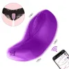 Schoonheid items vlinder draagbare vibrator draadloze app externe slipjes dildo voor vrouwen clitoral stimulator massage erotisch sexy speelgoed
