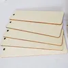 Unfinished Blank Wood Tags Luggage Gift Tag Labels Rectangle Wooden Tag Present Party Wine Decoration DIY Craft Ornaments