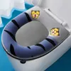 Toilet Seat Covers Great Easy Installation Waterproof In The Back Cartoon Embroidery Summer Winter Pad Closestool Warmer For El