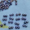 Perles se vendent à 10 pièces par Lot, violet métallique, rondes, 9 à 10mm, perles Edison nucléées