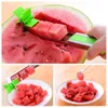 Watermeloensnijder roestvrijstalen windmolen ontwerp gesneden watermeloen keuken accessoires gadgets salade fruit slicer cutter tool fy3450