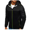 Men's Hoodies Winter Thick Warm Sportswear Hooded Polar Fleece Hoodie Zipper Casual Printed Jacket