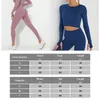 Damen-Leggings, Sport für Damen, 2-teiliges Yoga-Set, Fitnessstudio, Fitness, Workout-Kleidung, Push-Up-Leggings, Damen-Langarm-Sportbekleidung