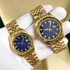 Gold Mens elmas Lady İzler Otomatik Mekanik Hareket Bilekleri Paslanmaz Çelik Yüzme İzleme Süper Aydınlık Safir Cam Montre De Luxe 36 41 MM U1