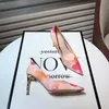 Dress Shoes Pointed Toe Stiletto with Pork Belly Color Matching Fashion Sexy High Heels Ladies Autumn Fashion Shoes Rhinestone Bling Shoes 221224