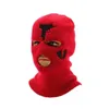 Masques de fête Design personnalisé Broderie Clava Moto 3 Trous Fl Visage Tricot Masque De Ski Bonnet Hatbeanie Drop Livraison Maison Jardin Festiv DHPQK