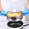 Outils de barbecue Silicone résistant à la chaleur gants Clips isolation antiadhésive anti-dérapant Pot porte-intestin Clip cuisson cuisson mitaines de four