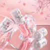Şeftali Süt Bal Dudak Balsam Yağı Kuru Nemlendirici Dudak Parlatıcı Soluklar Hatlar Su Işık Dudakları Büyük Fırça Baş Sevimli Kore Makyajı