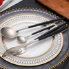 Dinnerware Sets Forks Knives Spoons Gold Cutlery Set Luxury Dinner Complete Stainless Steel