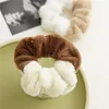 Winter Warm Soft Hair Scrunchies for Women Girls Cute Plush Elastic Hairband Multicolor Rubber Band Hair Accessories