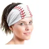 Hoofdbanden Softbal Sport Zweet Honkbal Voor meisjes Yoga Dames Haaraccessoires Prints Bandana's Brede lopende haarband Drop Delivery Dh5L4