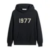 Sudaderas con capucha Sudaderas Diseñadores Hombres 1977 Sudadera con capucha Letra negra Impresión Hip Hop High Street Pareja Jersey