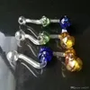 Pot d'os de crâne rose s Bongs en verre en gros Pipes à eau en verre Rigs de tuyaux en verre Fumer