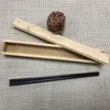 Zestawy sztućców bambusowe pałeczki z drewna drewniane pudełko na alumn plastyki podróżne przenośne na sprzedaż