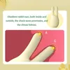 Schoonheidsartikelen Lilo Rabbit Vibrator G-Spot MassSage Sexy speelgoed voor vrouwen tepel klem clitoris vagina stimulator vrouwelijke masturbator