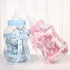 Present Wrap Feeding-Bottle Shaped Candy Box Baptism Doping Birthy Baby Shower Party Favors