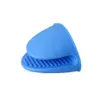 Attrezzi per barbecue Guanti resistenti al calore in silicone Pinze Isolamento Antiaderente Antiscivolo Pentola Supporto per intestino Clip Cottura Guanti da forno