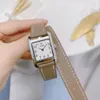 New 23mm Ladies Quartz Watch Cape Cod Digital Number Clock Women Two Row Real Leather Wristwatch Luxury Brand Clock