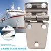 All Terrain Wheels Boat Door Hinge Marine 304 Stainless Steel Short Side Cabinet RV Yacht Hardware Horsebox 75x40mm Accessories