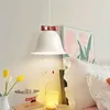 Pendant Lamps Nordic Living Room Balcony Bell Bowknot Restaurant Creative Simple Princess Bedside Christmas Decoration Lamp