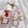 Emballage Cadeau Creative Flower Box Transparent Rose Sac Boîtes En Plastique Gâteau Emballage Organisateur Diy Mariage Drop Delivery Home Garden Fest Dh1Hf