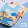 Portable Small Cute Notebook Kawaii Note Books for Mini School Stationery Supply Handbook DIY Painting Recording Magnetic Buckle