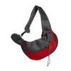 Dog Car Seat Covers Breathable Pet Carrier Outdoor Travel Handbag Bags Mesh Oxford Single Shoulder Bag Sling Comfort Tote