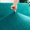 Chair Covers Jacquard Armless Sofa Cover Futon Slipcover Stretch Folding Bed Non-Armrest Couch Furniture Protector Washable S M L Size