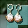 dangle chandelier earrings boho pearl for women colorf colorf crystal bead pendientes s925針肉体ぶら下がった吊り宝石てだドロップデリバリー