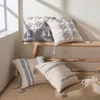 Kissen Marokko Baumwolle Leinen Quaste Bezug Kissenbezug getuftet dekorative Überwurf für Sofa Bett Zuhause 45 x 45 cm