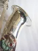 NIEUW ZESTERING JUPITER ALTO SAX JAS-700Q SAXOPHONE EB TUNE E VLOED MUZIEK INSTRUMENT MESSCHAPPLATE BODY SILVER SLILY MET CASE Mondstuk