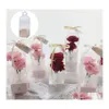 Emballage Cadeau Creative Flower Box Transparent Rose Sac Boîtes En Plastique Gâteau Emballage Organisateur Diy Mariage Drop Delivery Home Garden Fest Dh1Hf