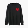 Trui Man Vrouw Gebreide Hoge kraag Liefde Een Dames Vest Mode Brief Zwarte Lange Mouwen Kleding Trui Oversized Top 20ss