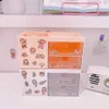 Ins Kawaii Deskpot Organizer Makeup Storage Box Multi-layer Container Drawer Cabinet Rack Send Sticker Home Decor 2022