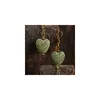 Dangle Chandelier 8 Colors Lava Rock Heart Shape Earrings Essential Oil Diffuser Natural Stone Drop Ear Rings For Women Fashion Ar Dhlop