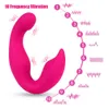 Предметы красоты Olo Strapon Dildo Dildo Wireless Demote Demote 10 Speeds G Spot Double Vibrative Steep Sexy Toys для женщин пара