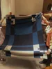 Top Quailty Wool Nieuwe kleur Nevy H Designer deken en kussen dikke dikke thuisbank dekens grote maat