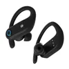 Auricolari tws Cuffie Bluetooth 4 microfoni Chiamata chiara 100 ore di riproduzione con custodia di ricarica wireless da 2200 mAh Auricolari wireless sopra l'orecchio per sport Corsa Gioco Nero