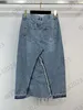 Saia feminina retalhos borla design denim saias botão de metal cintura alta designer saia curta marca moda roupas femininas