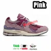 2002R buty do biegania dla kobiet mężczyzn czarne białe opakowanie ochronne różowa chmura deszczowa Phantom sól morska żagiel szare płaskie skórzane tenisówki trenerzy