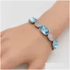Bedelarmbanden trending sieraden vrouwen armband met Oostenrijkse kristal luxueuze geometrische xu bangle meisje polsaccessoires Bijoux dr dhxsa