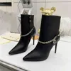 Fashion Boots Louiseity Casual Women Luxury Design Winter Warm Heel Snow Leather Thick Soled Sock Boots Viutonity 03-013