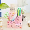 Large Capacity Cute Desk Pen Holder Pencil Storage Box Desktop Organizer Stand Case School Office Stationery