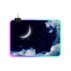 Büyük RGB Mouse Pad XXL Oyun Pad LED MAUE Gamer Copy Moon Halı Büyük PC Masası Arka aydınlatmalı